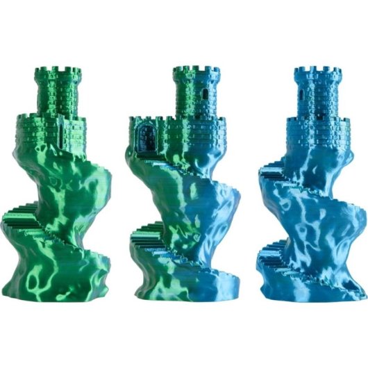 Filamento PLA Spectrum 81414 Magic Silk Multicolor 1,75 mm Degradado Sedoso Fácil Impresión