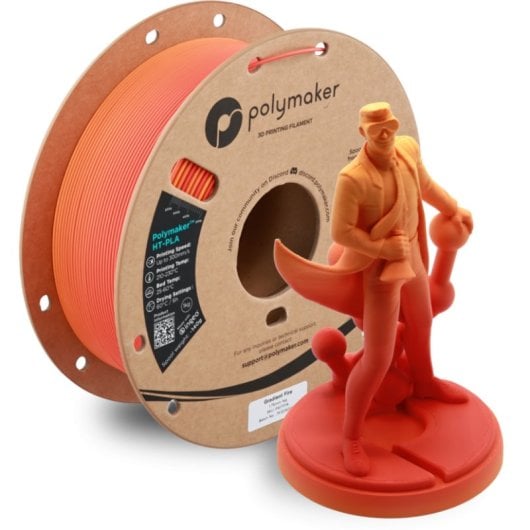 Filamento PLA-HT Polymaker PA17014 Multicolor 1,75 mm Alta Estabilidade Térmica