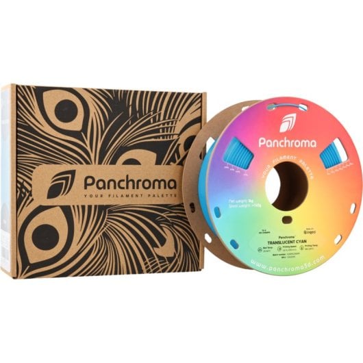 Filamento PLA Polymaker Panchroma Azul Translúcido 1,75 mm Efecto Profundidad