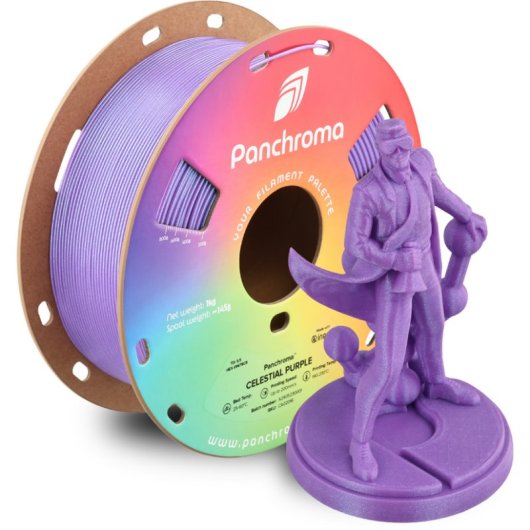Filamento PLA Polymaker Panchroma Celestial Violeta 1,75 mm Brillo Pastel
