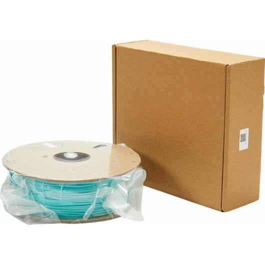 Filamento PLA Polymaker PolyTerra Turquesa 1,75 mm Ecológico Alta Rigidez