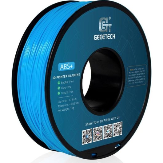 Filament ABS GEEETECH 700-001-1551 Blau 1,75 mm Hohe Hitzebeständigkeit
