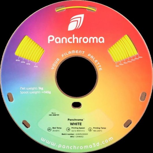 Filamento PLA Polymaker Panchroma Neon 1,75 mm Efecto UV Luminoso