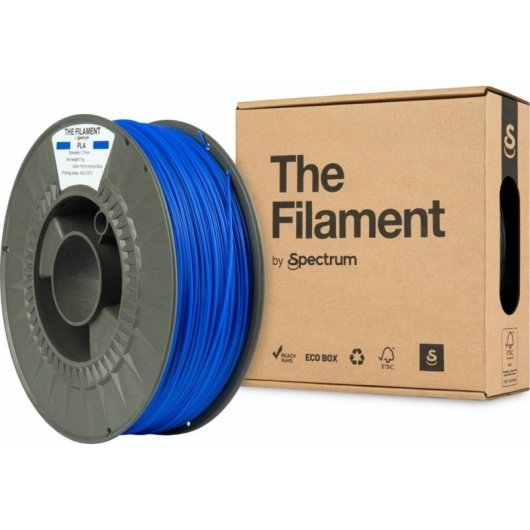 Filament PLA The Filament TF-24004 Blau 1,75 mm Recycling Spule Einfach Druck