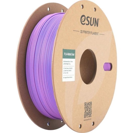 Filament PLA eSUN PLA-Matte Dual PLA-MTD175B-UZ1P1 Multicolor 1,75 mm Matt Bicolor