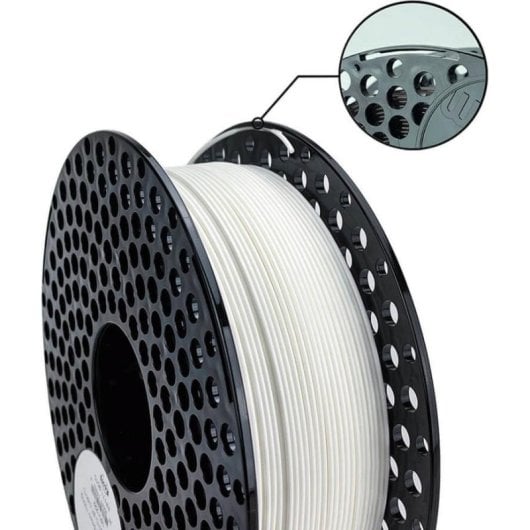 Filament ABS AzureFilm FAP171-9010 Blanc 1,75 mm Haute Résistance Chaleur