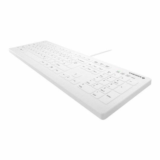 Teclado CHERRY AK-C8112 com fio Layout FR AZERTY anti-bacteriano impermeável