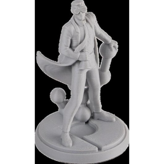 Filamento PLA Polymaker PolyLite CosPLA Version A Cinzento/Prateado 1,75 mm Mate Lixável Pintável