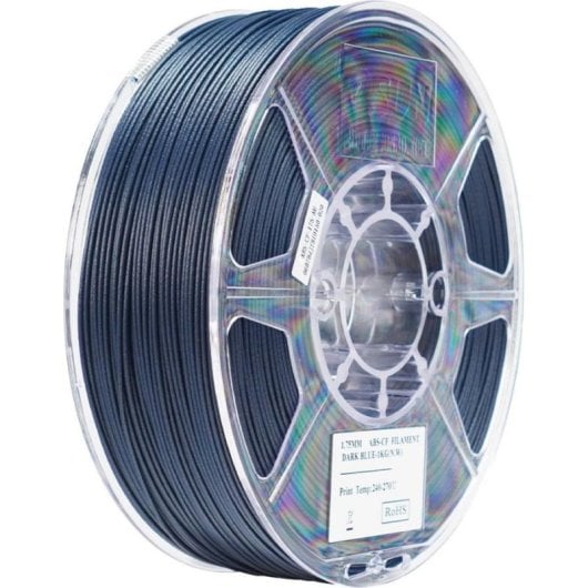 Filamento ABS-CF eSUN ABS-CF175D-U1TZ1 Azul 1,75 mm Reforçado com Fibra de Carbono