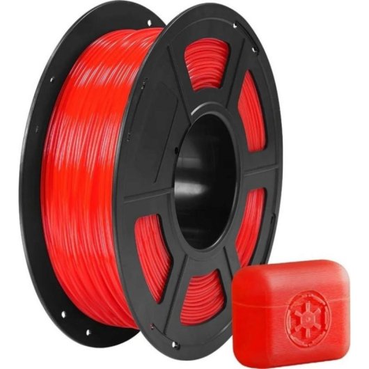 Filamento TPU Anycubic 6974662353146 Vermelho 1,75 mm RFID Resistente Fácill Impressão