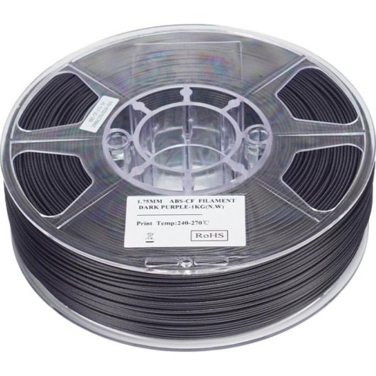 Filamento ABS-CF eSUN ABS-CF175D-Z1TZ1 Violeta 1,75 mm Fibra Carbono
