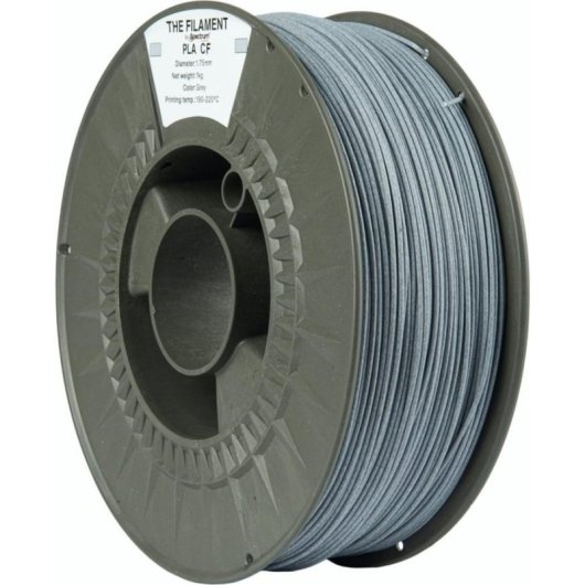 Filamento PLA Carbono The Filament TF-24099 Gris 1,75 mm Acabado Mate Alta Resistencia
