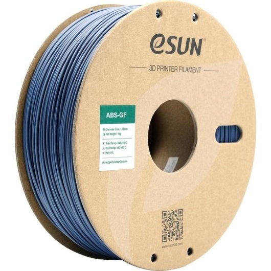 Filament ABS-GF eSUN ABS-GF175H1TZ1 Grau 1,75 mm Glasfaser matt hohe Steifigkeit