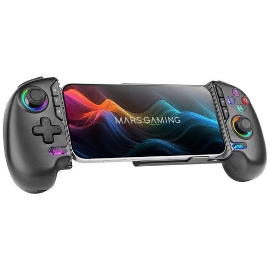 Gamepad Bluetooth Mars Gaming MGPXPRO 7" PS4/Switch/PC/Android/iOS Nero