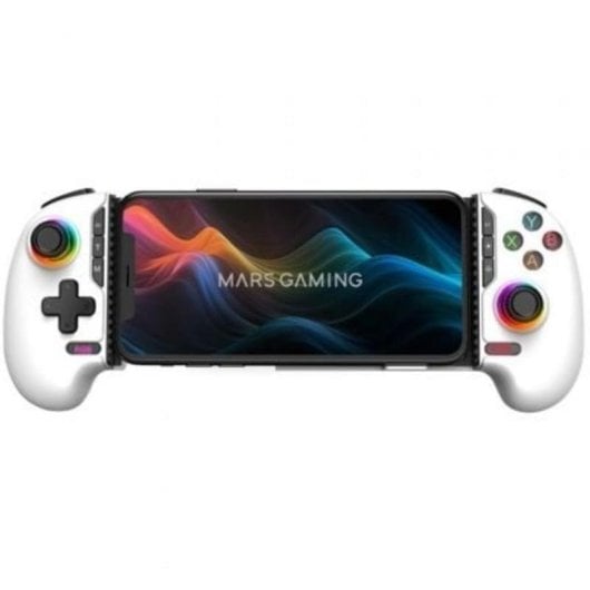 Gamepad Bluetooth Mars Gaming MGPXPRO 2en1 Bis zu 7" PS4/Switch/PC/Android/iOS Weiß
