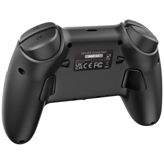 Manette de jeu sans fil Bluetooth Mars Gaming MGP-V3 ARGB pour Switch/Switch 2/PC/Android/iOS 13.0+ Noir