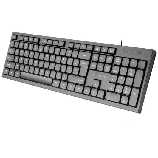 Teclado Tacens Anima AK02 Full PC, formato compacto, Smartkey Copilot AI, Plug&Play, francês, preto.