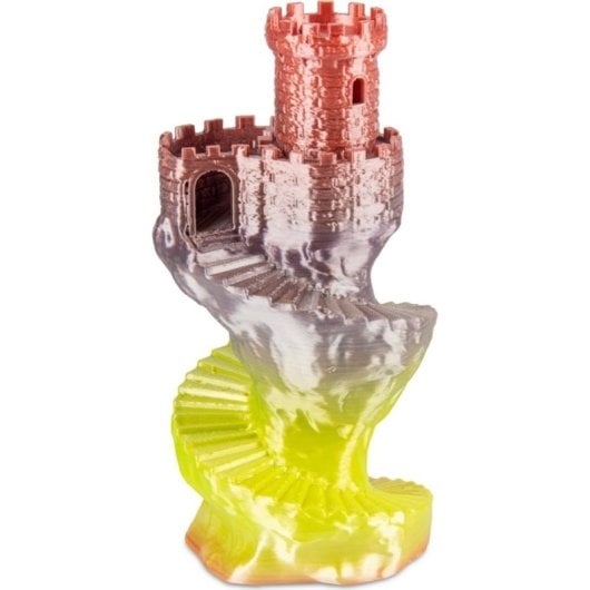 Filamento PLA Silk Spectrum 81020 Rainbow Multicolor 1,75 mm Acabamento Sedoso