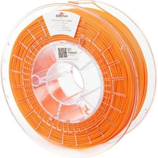 Filamento PET-G Spectrum 80547 Matt Naranja 1,75 mm Mate Alta Rigidez