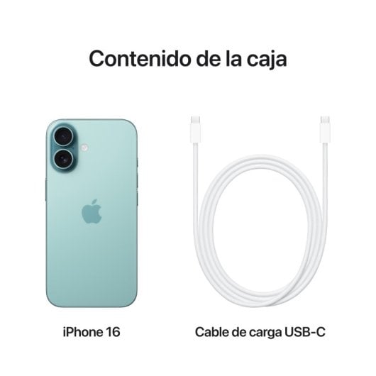 Apple iPhone 16 Plus 8 Go 128 Go 6,7" OLED Super Retina XDR 5G Dual SIM Caméra 48 MP iOS 18 Teal
