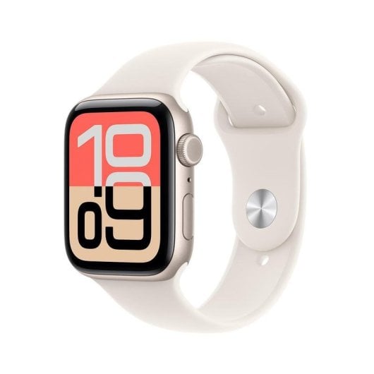 Apple Watch SE 3 GPS 5G 44mm OLED Beige M/L Wasserdicht Pulsmesser Schlafüberwachung SOS