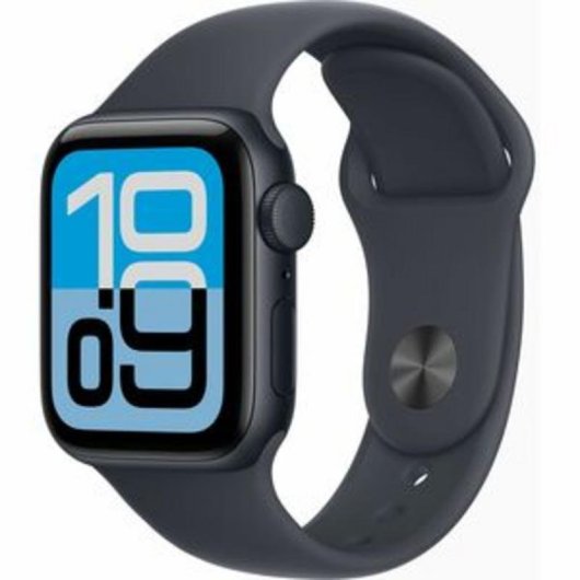 Apple Watch SE 3 GPS 40mm OLED Noir Aluminium M/L Étanche 50m Pulsomètre Monitor Sommeil SOS
