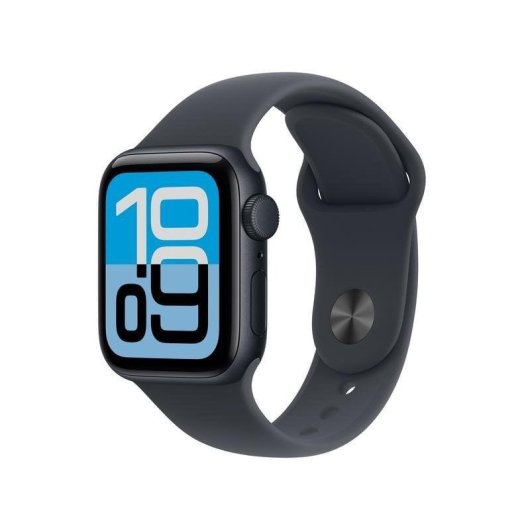 Apple Watch SE 3 GPS 40mm OLED Noir Aluminium M/L Étanche 50m Pulsomètre Monitor Sommeil SOS