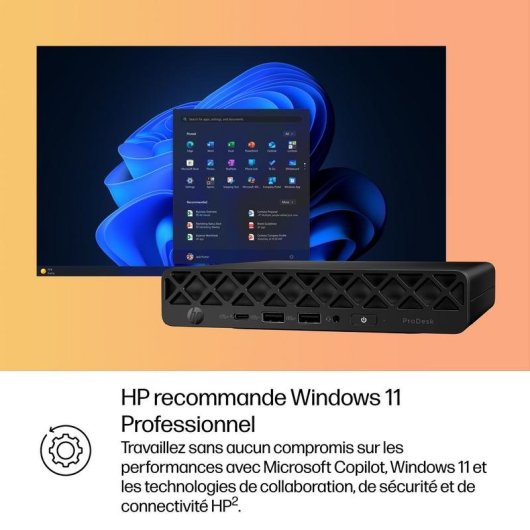 HP ProDesk 4 Mini G1i Intel Core Ultra 7 265T 32GB 1TB SSD Intel Graphics Windows 11 Pro Wi-Fi 6E