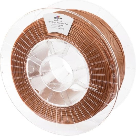 Filamento PLA Spectrum 80013 Cobre 1,75 mm Sin Distorsión Fácil Impresión
