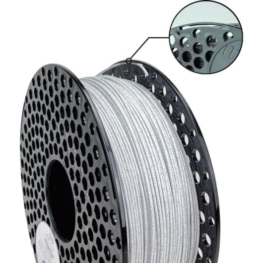 Filamento PLA AzureFilm FP171-9006 Gris Plateado 1,75 mm Alta Resistencia