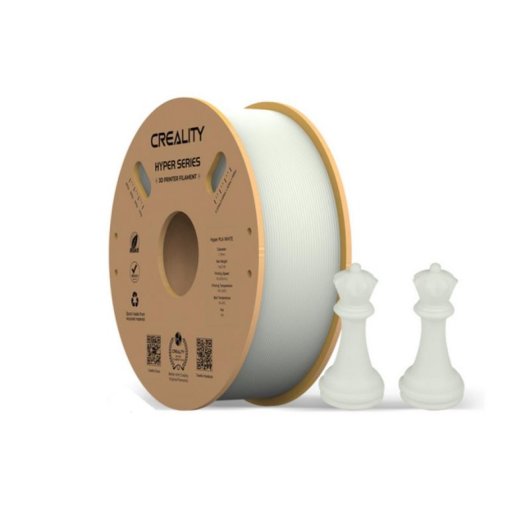 Filamento PLA Creality Hyper PLA Blanco 1,75 mm Alta Velocidad Precisión