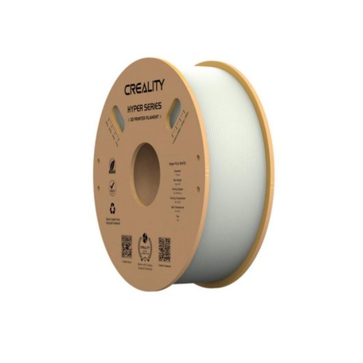 Filamento PLA Creality Hyper PLA Blanco 1,75 mm Alta Velocidad Precisión