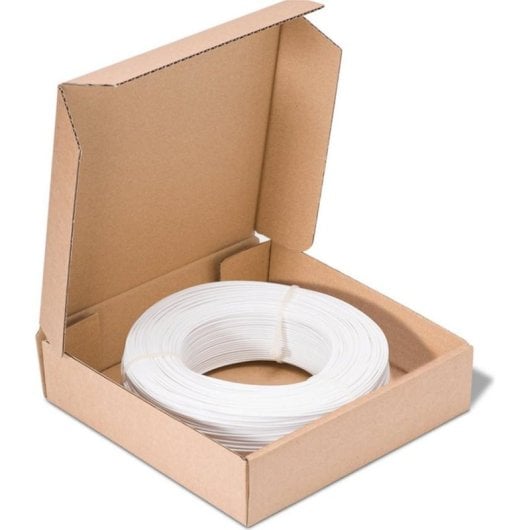 Filamento PET-G Fiberlogy Refill REF-EPET-WHITE Blanco 1,75 mm Recambio Ecológico