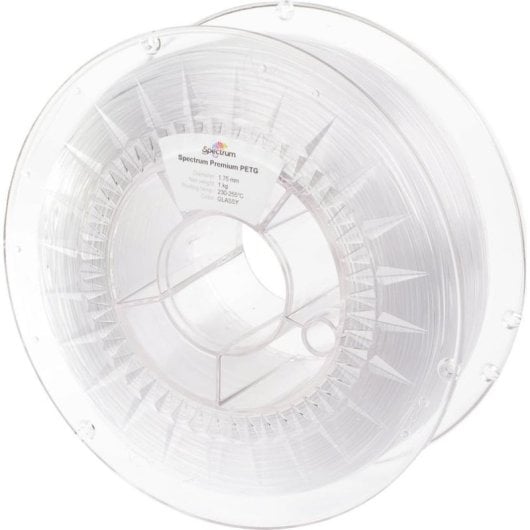 Filament PETG Spectrum 80054 Transparent 1,75 mm Haute Résistance Impression Précise