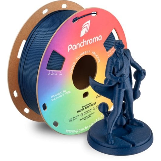 Filamento PLA Polymaker Panchroma Matte Blu 1,75 mm Opaco Facile Adesione