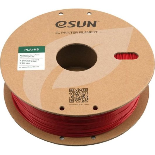 Filament PLA eSUN PLA+HS175O-FR1P1 Rot 1,75 mm High-Speed