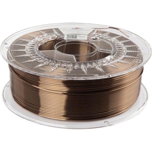 Filamento PLA Spectrum 80440 Bronze 1,75 mm Acabamento Sedoso Baixa Contração