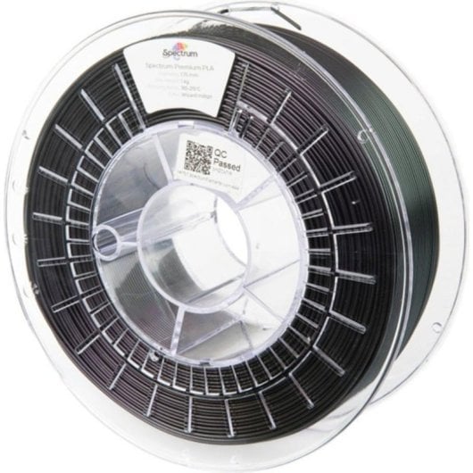 Filamento PLA Spectrum 80581 Preto 1,75 mm Biodegradável Alta Resistência