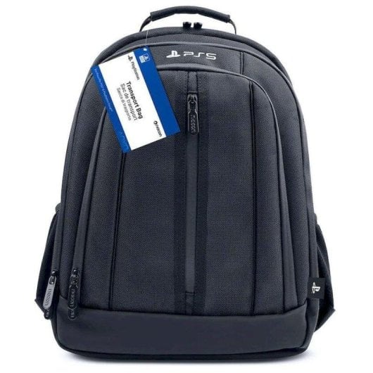 Mochila Nacon para PS5 Oficial Sony Impermeable con USB y Compartimentos Acolchados