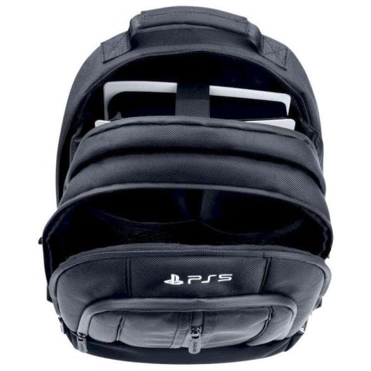 Mochila Nacon para PS5 Oficial Sony Impermeable con USB y Compartimentos Acolchados