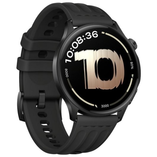 OnePlus Watch Lite Bluetooth GPS 44,98mm AMOLED Preto Resistente à Água 5ATM+IP68 SpO2