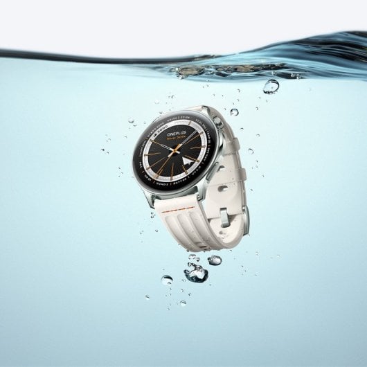 OnePlus Watch Lite Bluetooth GPS 45mm AMOLED Argent Taille Unique IP68 5ATM SpO2 Pulsomètre