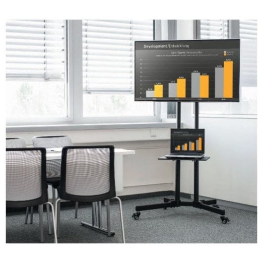 Supporto TV Hama Trolley regolabile 32-75 pollici 40kg ruote bloccabili