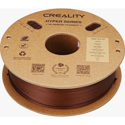 Filament PLA-CF Creality 3301060019 Orange 1,75 mm Fibre Carbone Haute Résistance