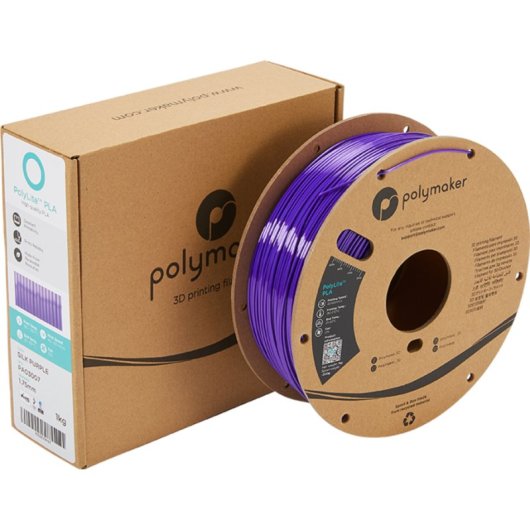 Filamento PLA Polymaker PolyLite PA03007 Violeta 1,75 mm Acabado Sedoso