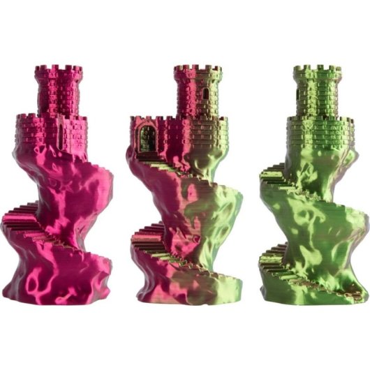 Filamento PLA Spectrum 81408 Magic Silk Multicolor 1,75 mm Degradado Sedoso Fácil Impresión