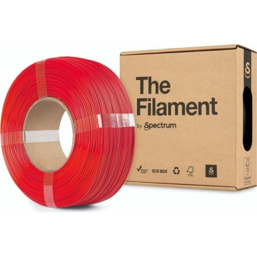 Filamento PLA The Filament TF-24046 Rosso Refill 1,75 mm Compatibile AMS