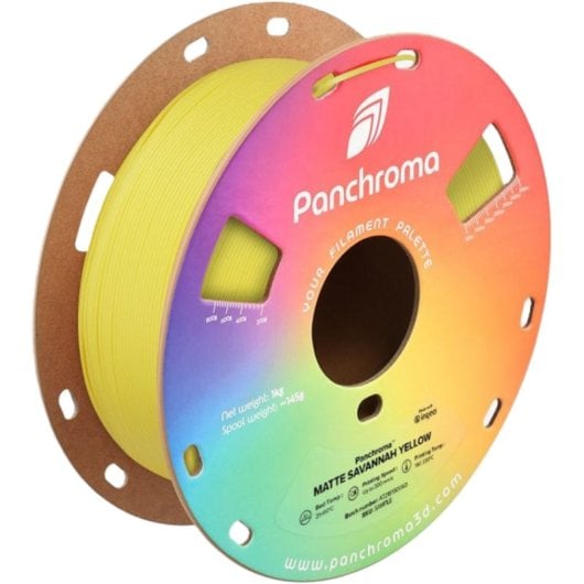 Filament PLA Polymaker Panchroma Matte Jaune 1,75 mm Surface Mate Impression Facile
