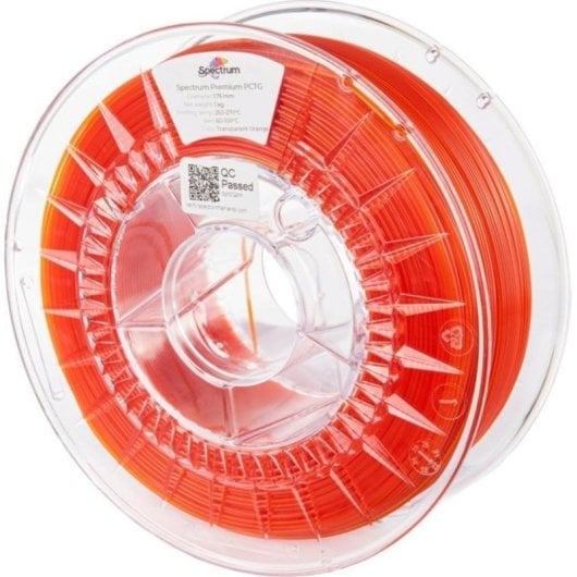 Filamento PCTG Spectrum 80736 Arancione 1,75 mm Idrofobo Resistente Impatto