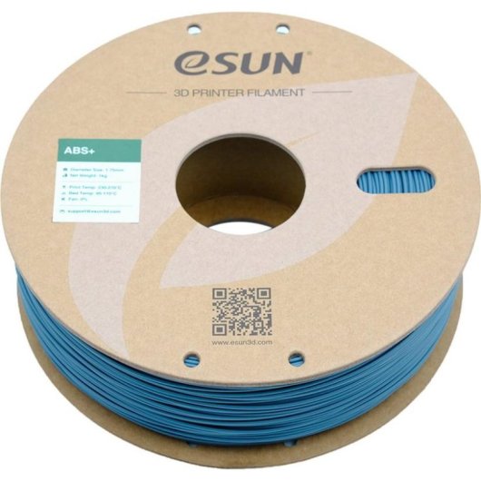 Filamento ABS+ eSUN ABS+175H1P1 Gris Plateado 1,75 mm Alta Tenacidad